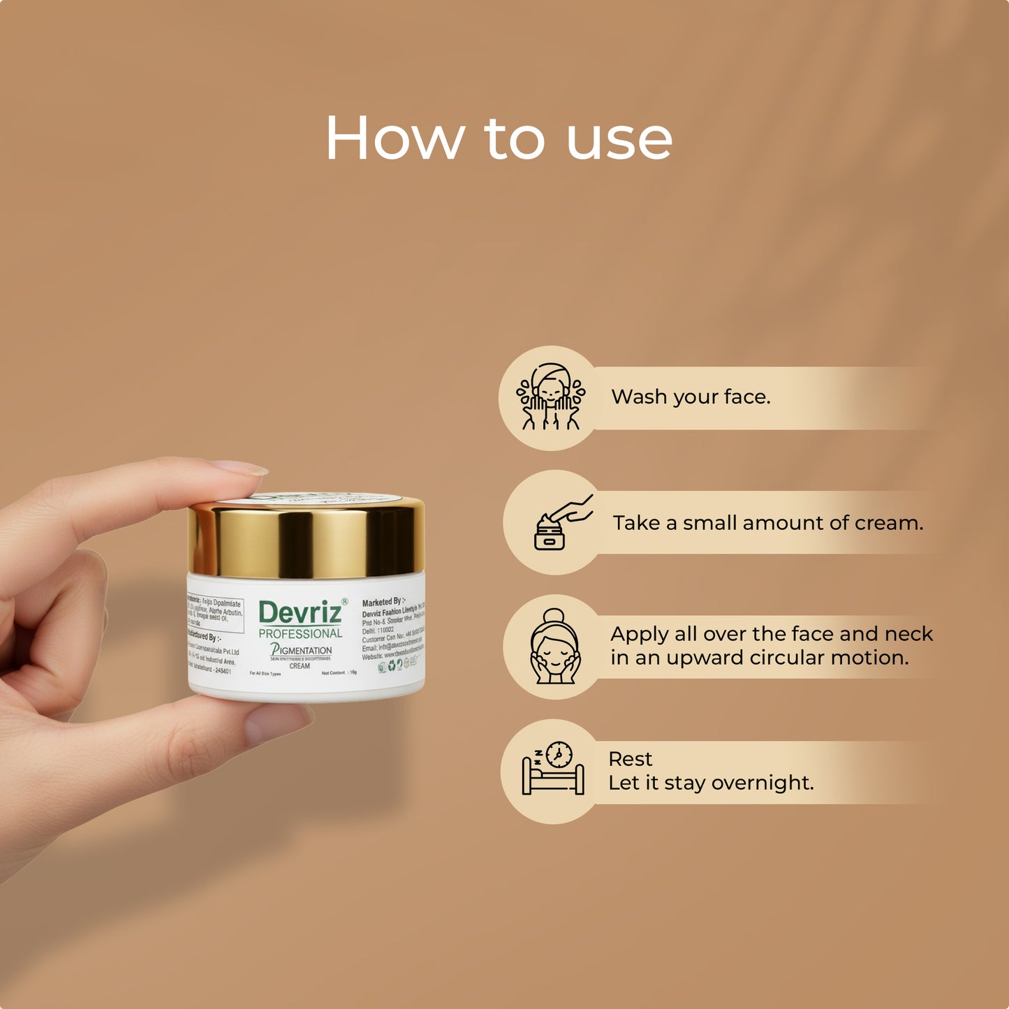 Skin Whitening & Brightening Night Cream